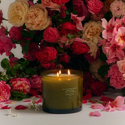 Night Blooming Jasmine & Damask Rose Candle
