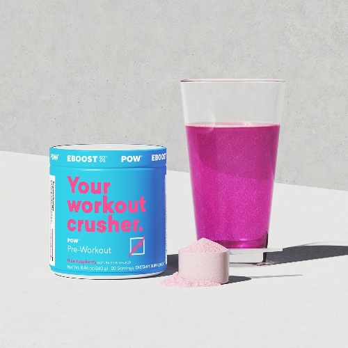 POW by EBOOST - Blue Raspberry / Tub (20 Servings)