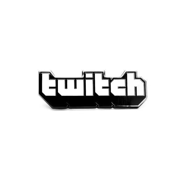 Twitch Collectible Enamel Pin - Twitch New Logo Pin - Black