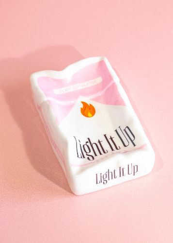 CRUSHED CIG BOX ASHTRAY