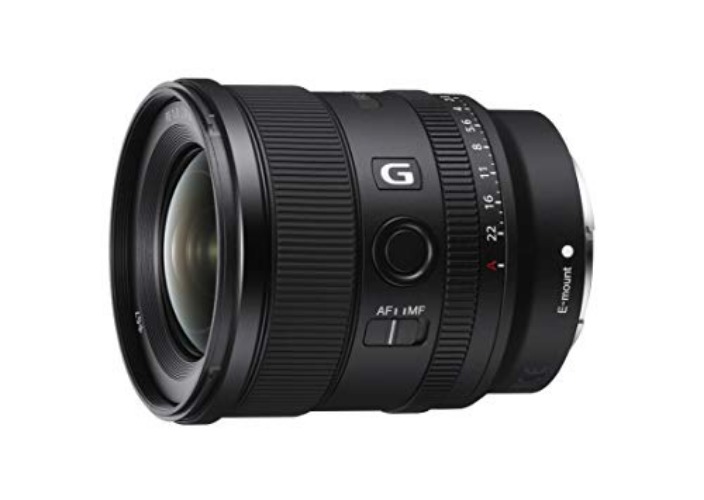 Sony FE 20mm F1.8 G Full-Frame Large-Aperture Ultra-Wide Prime Angle G Lens, Model: SEL20F18G,Black - ‘w/ 20mm G’