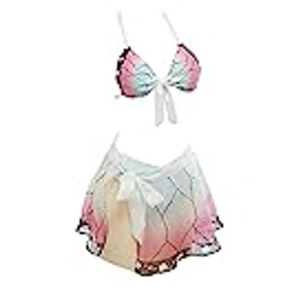 haikyuu Womens Cover up Swimsuit Anime Style Bathing Suit Japanese Cartoon Swimwear