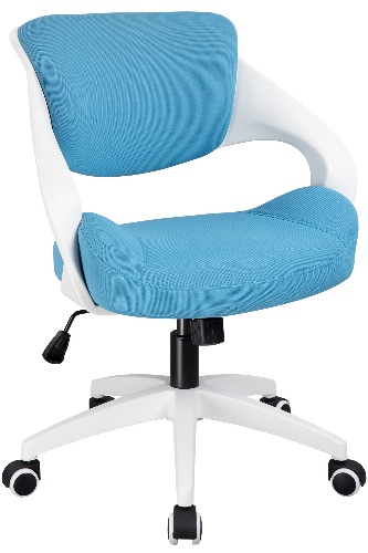 BOJUZIJA Ergonomic Office Computer Desk Chair Waist Support Function (Blue) - Basic Blue
