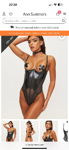 Revolutionary Crotchless Body | Ann Summers