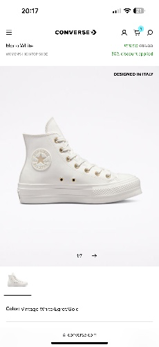 Chuck Taylor All Star Lift Platform Mono White