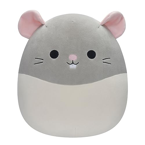 Squishmallows SQCR02403 - Rusty die Ratte 30 cm, offizielles Kelly Toys Plüsch, superweiches Kuscheltier - Rusty die Ratte