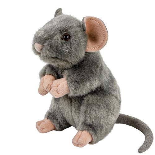 Teddys Rothenburg Kuscheltier Maus/Ratte aufrecht stehend grau 17 cm