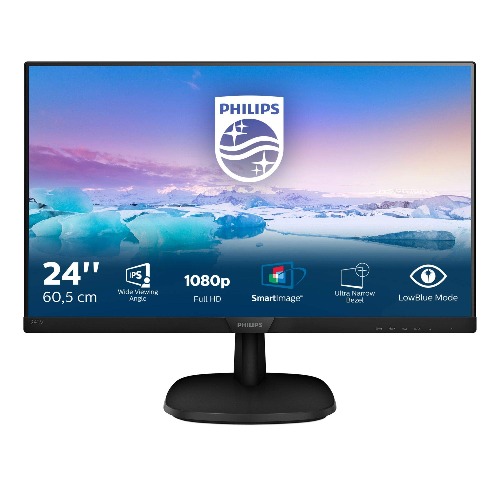Philips V Line Full HD LCD-monitor 243V7QDSB/00 - zonder luidspreker