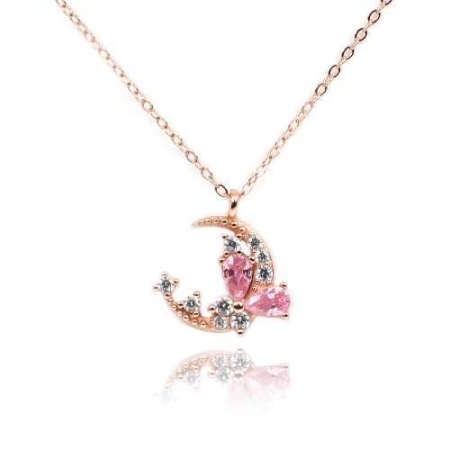 Butterfly on the Moon Necklace | Default Title