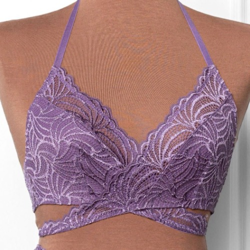 Strappy Wrap Bralette - Lavender Haze | S