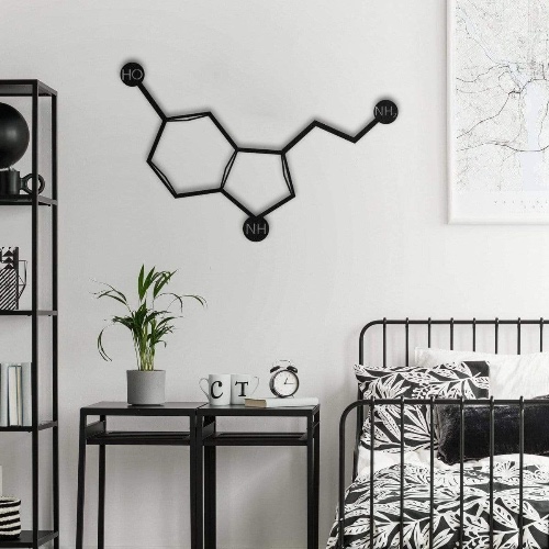 Serotonin - Metal Wall Art by Northshire Wall Art