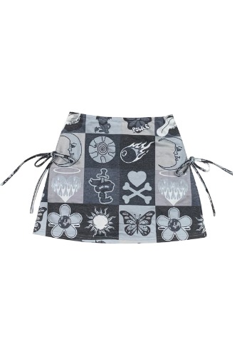 Grayscale Patch Skort | 2X