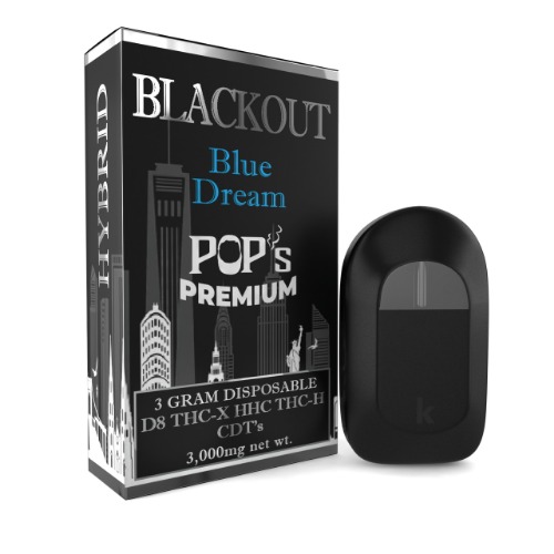 Pops Premium Blackout Series 3G Disposable Vape Pen