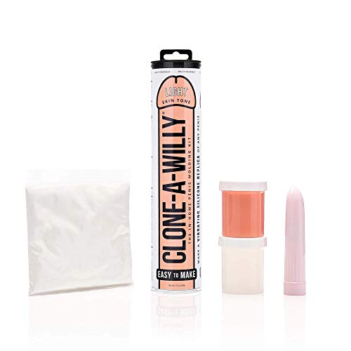 CLONE-A-WILLY - Silicone Penis Casting Kit for DIY Dildo (Light Skin Tone)