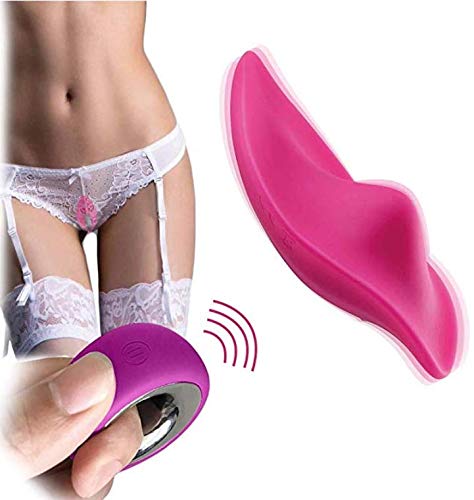 Wearable Panty Vibrators Adult Sex Toys for Women or Couples, Remote Control Clit Mini Vibrator with 12 Vibrating Modes Vibrating Panties Quite Rose Dildos Sex Machine - Pink