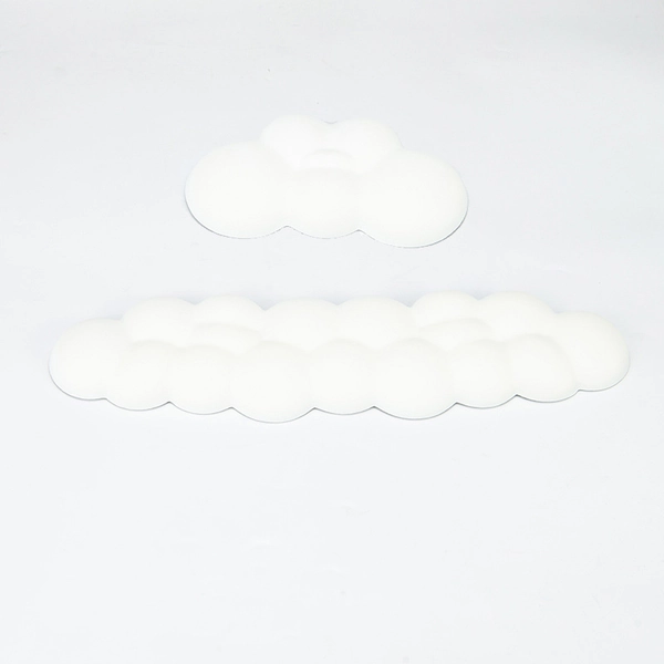 Cloud Keyboard Wrist Rest Cute Mouse Wrist Support - White