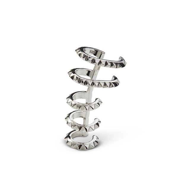 Croc Ear Cuff – Silver