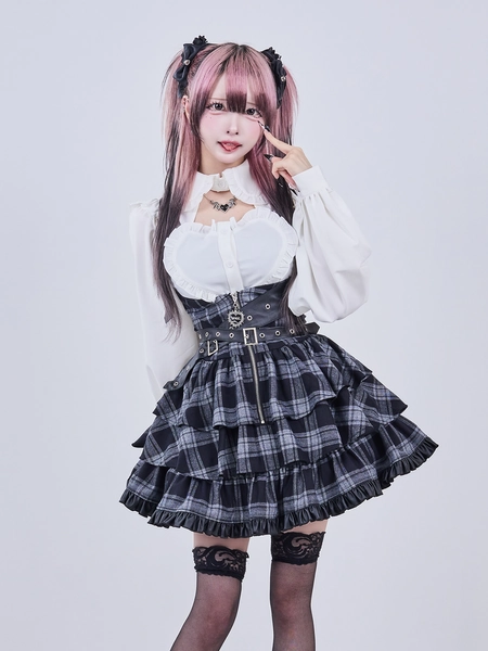 IMVAL / Frill Leather Dress [GRYCK]