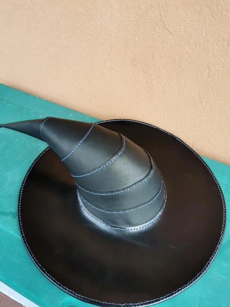 Genuine Leather Witch Hat