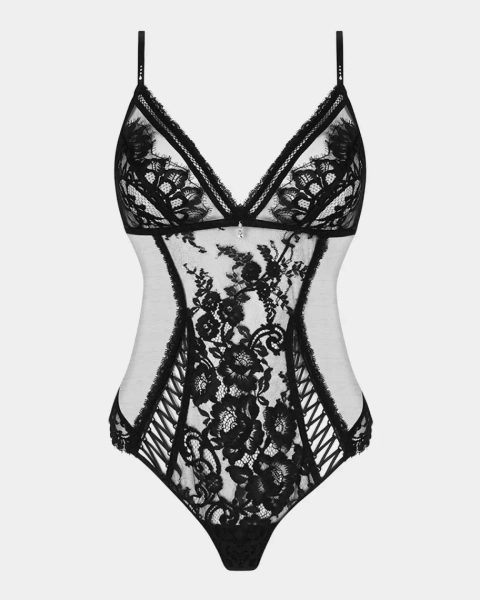 Desirs De Venise Lace & Tulle Bodysuit