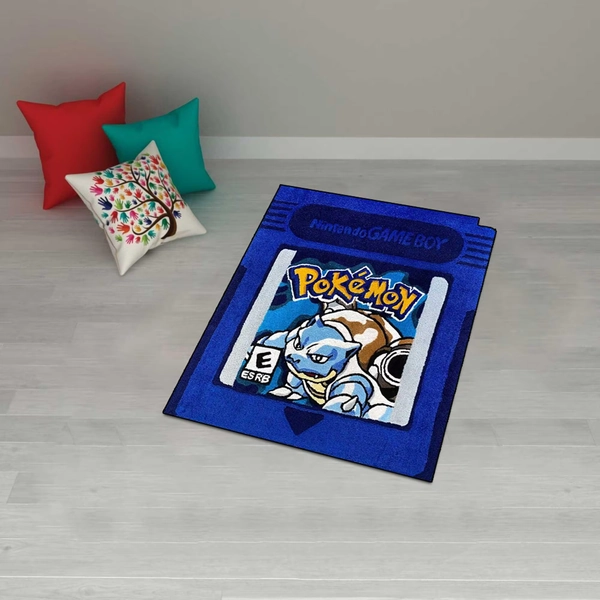 Blue Game Cartridge rug,Blue Game Cartridge rug, Custom Anime Rug,Gamer rug, video game rug,Game Room Decor,Play Room Rug,Custom Rug,Pc Game