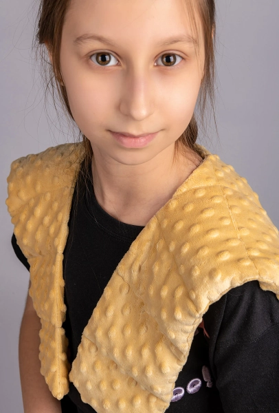 Weighted Collar Soft Plushy Feel, Anxiety and Pain Relief, Downward pressure for Sensory Processing Regulation,Sensory Integration,neck pain