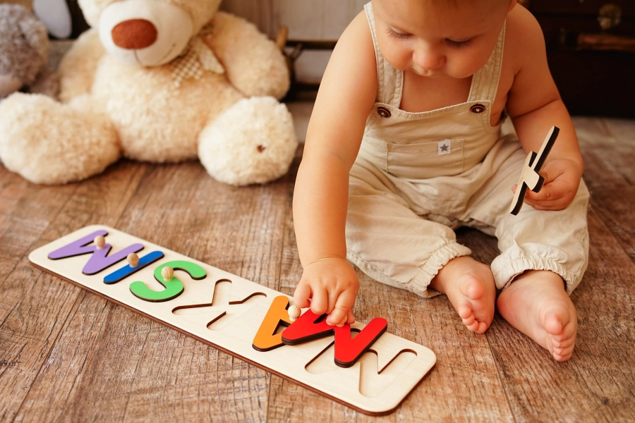 Personalized Name, Puzzle Gift, Wooden Toys, Custom Puzzle, Puzzle For Kids, Wooden Puzzle, Personalized Puzzle, Baby Christmas Gift