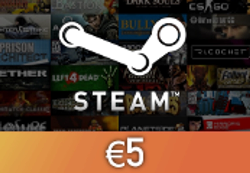 Steam Wallet Card €5 Global Activation Code