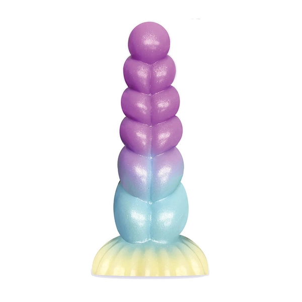 Icon Brands Alien Nation Stardust Silicone Creature Dildo -  Multicolor