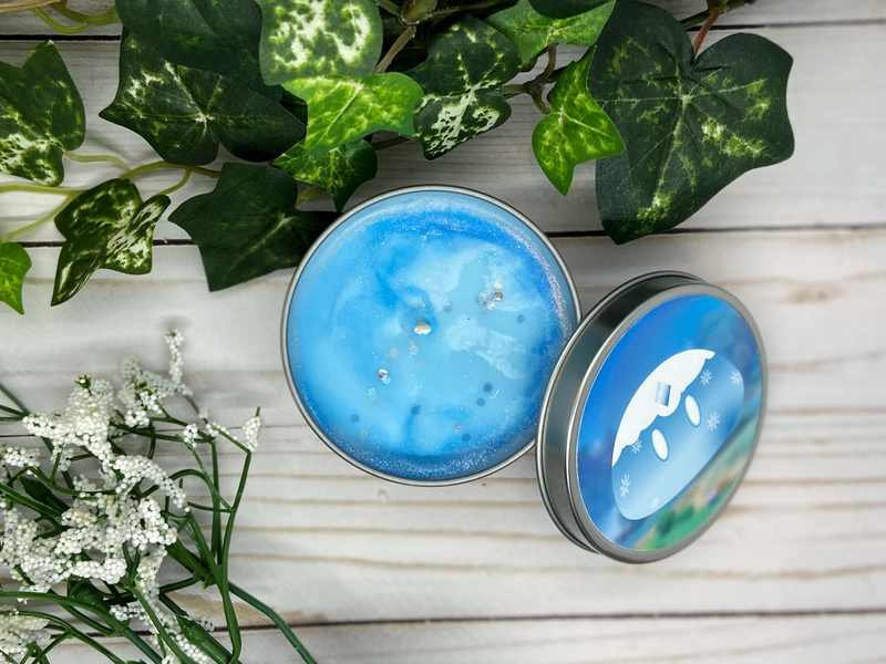 Cryo Slime | Genshin Impact Inspired Candle