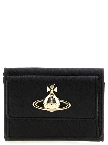 Small Flap Purse Wallets, Card Holders Black