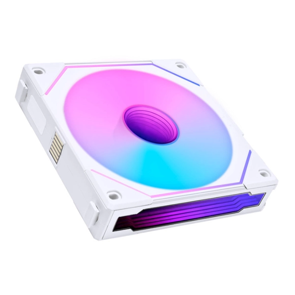 Buy Lian Li SL120 Uni Fan Infinity ARGB Reverse PWM 120mm White [12RSLIN1W] | PC Case Gear Australia