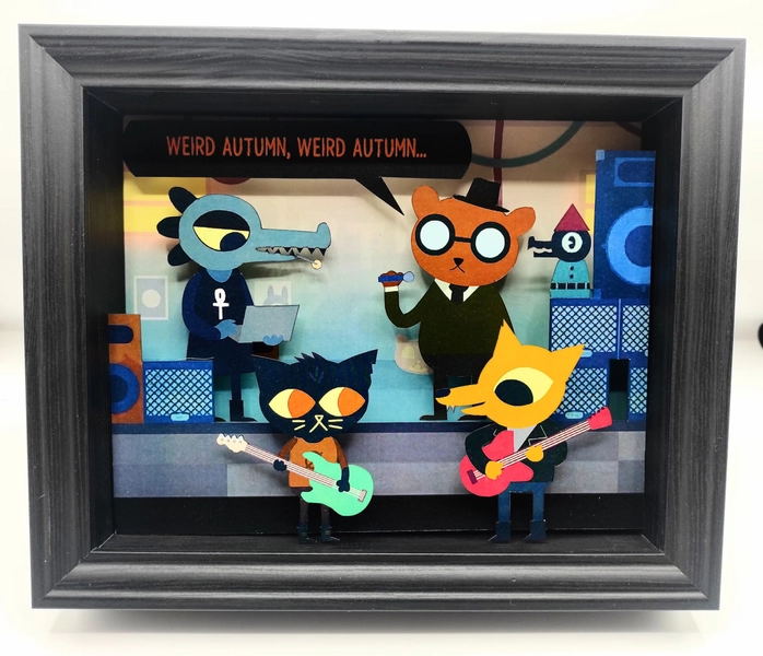 night in the woods shadowbox