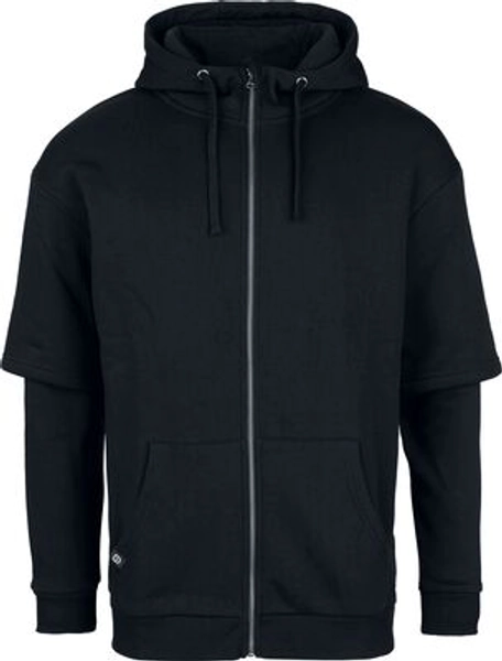 Veste en Sweat Look Multi-Couches