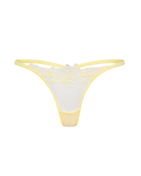 Juni Thong in Yellow/Pink |By Agent Provocateur