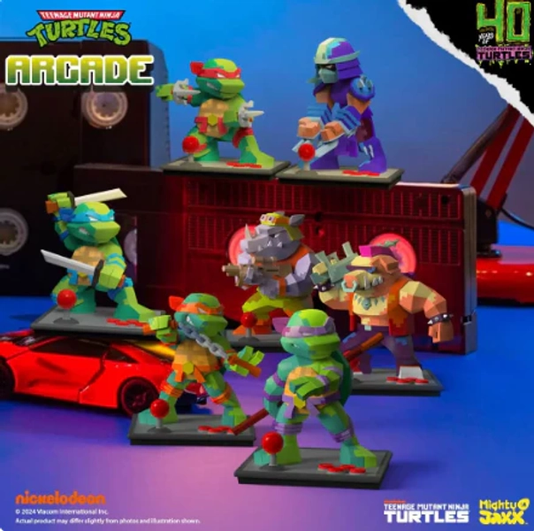TMNT Teenage Mutant Ninja Turtle Arcade Blind Box by Mighty Jaxx - Single Blind Box
