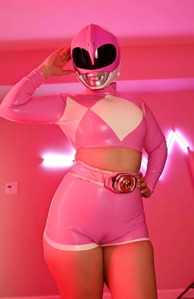 Latex Power Ranger Inspired Outfit
