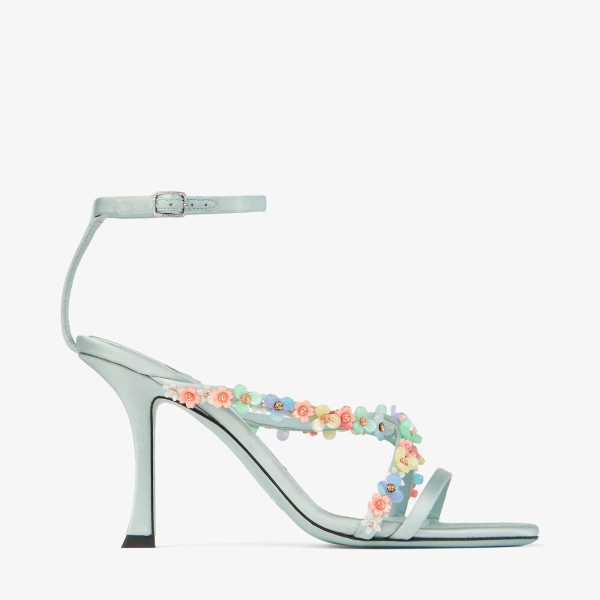 Jimmy Choo | Blanche 90 Light Verde/Multi