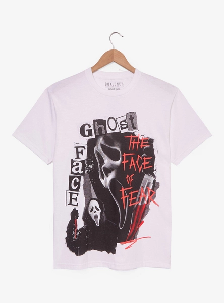 Ghost Face Tonal Portrait Ransom Text T-Shirt - BoxLunch Exclusive