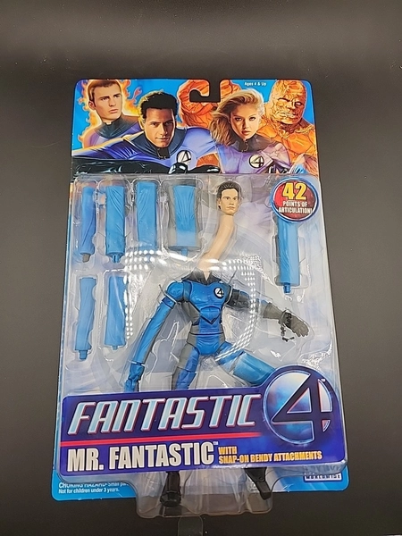 2005 Rare Fantastic Four Movie Mr. Fantastic Figure Toy Biz Action Figure FF