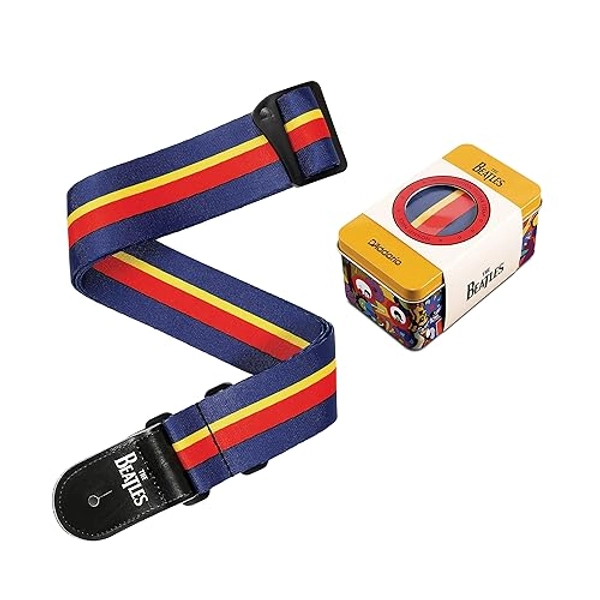 D'Addario Accessories Beatles Guitar Strap - Electric Guitar Strap, Acoustic Guitar Strap, Acoustic Electric Guitar Strap & Bass Guitar Strap - Yellow Submarine 50th Anniversary - John