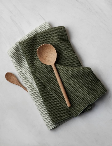Essential Waffle Kitchen Towels (Set of 2) by Hawkins New York | Olive + Sage