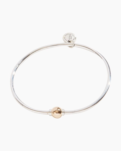 Two-Tone Single Ball Cape Cod Jewelry Collection Bracelet