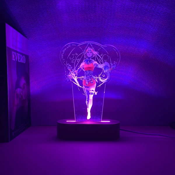 Hades 2 Night Light Lamp,  Gift for Gamers, Christmas Gift, Colors Changing, Birthday Gift