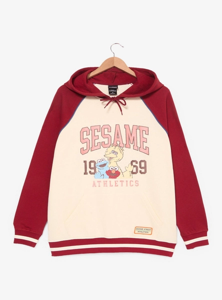 Sesame Street Athletics Raglan Hoodie — BoxLunch Exclusive