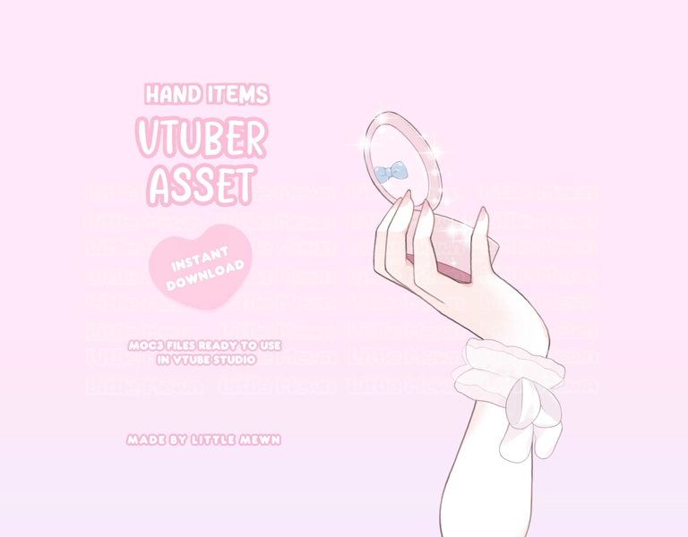 VTuber Asset | Powder Puff Set