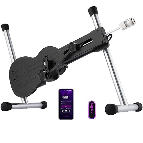 Hismith Mini, Sex Machine with KlicLok System, APP Controlled Thrusting Dildo Machine with Remote Control, Black - Mini Machine