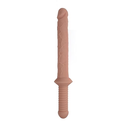 WEMAY 14.96 Inch Double Sided Dildo Huge Long Double Headed Dildos with Handle Realistic Flexible Double Ended Adult Sex Toy