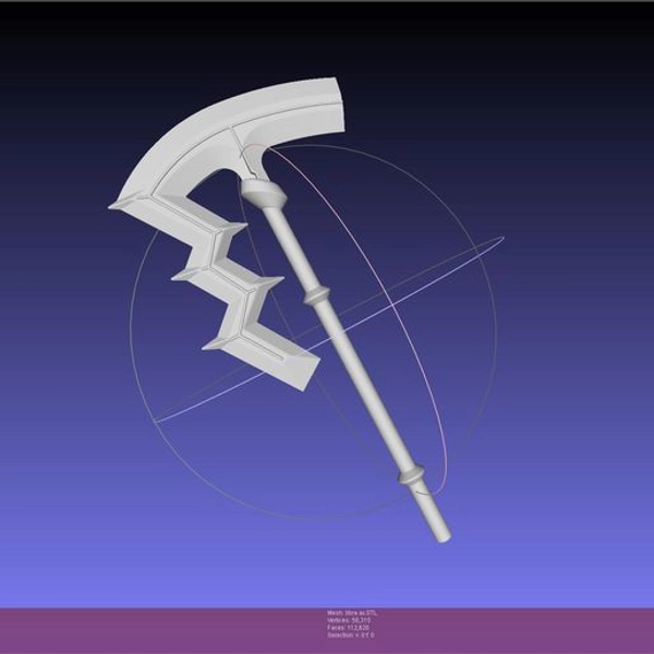 Fire Emblem Libra Axe 3D Print File