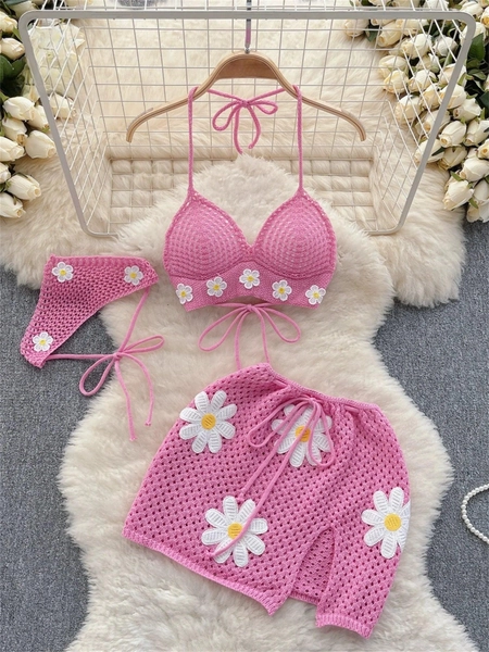 Alluring Two-Piece Summer Playful Bikini Set - 3 Colors
